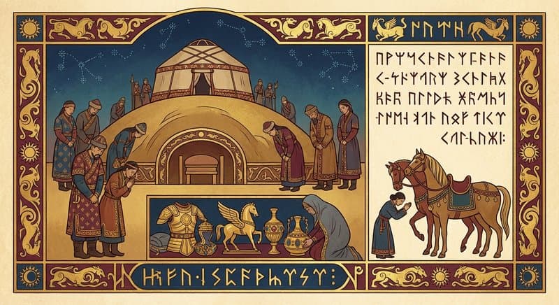 Rituels funéraires des anciens Turcs